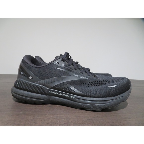 Brooks Adrenaline GTS 23 Shoes Womens 11 Wide Black Running Cushion Sneakers - Picture 1 of 9